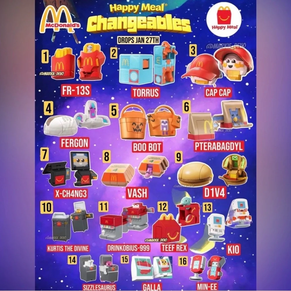 2026 McDonald’s Happy Meal Toy - Changeables Boo Bot